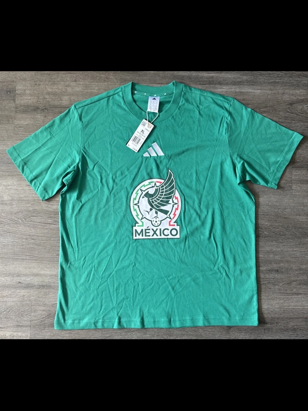Adidas Mexico DNA Graphic Tee Green Men’s Size Small-XL JZ6474